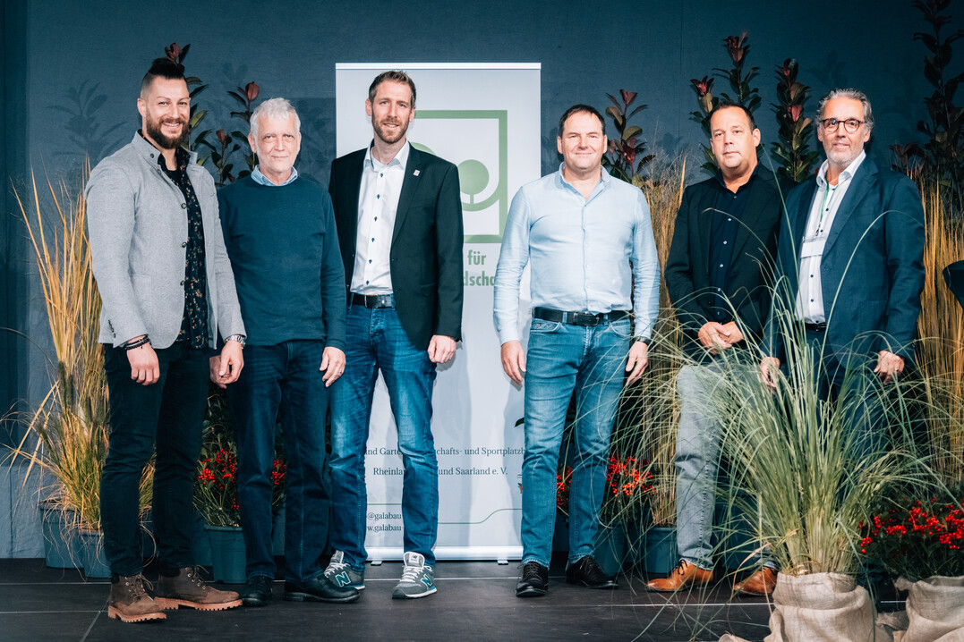 von links nach rechts: Maximilian Wollesen, Jörg Deimling, Lukas Reutelsterz, Matthias Moser, Dirk Kuchenbuch, Michael Gesellchen