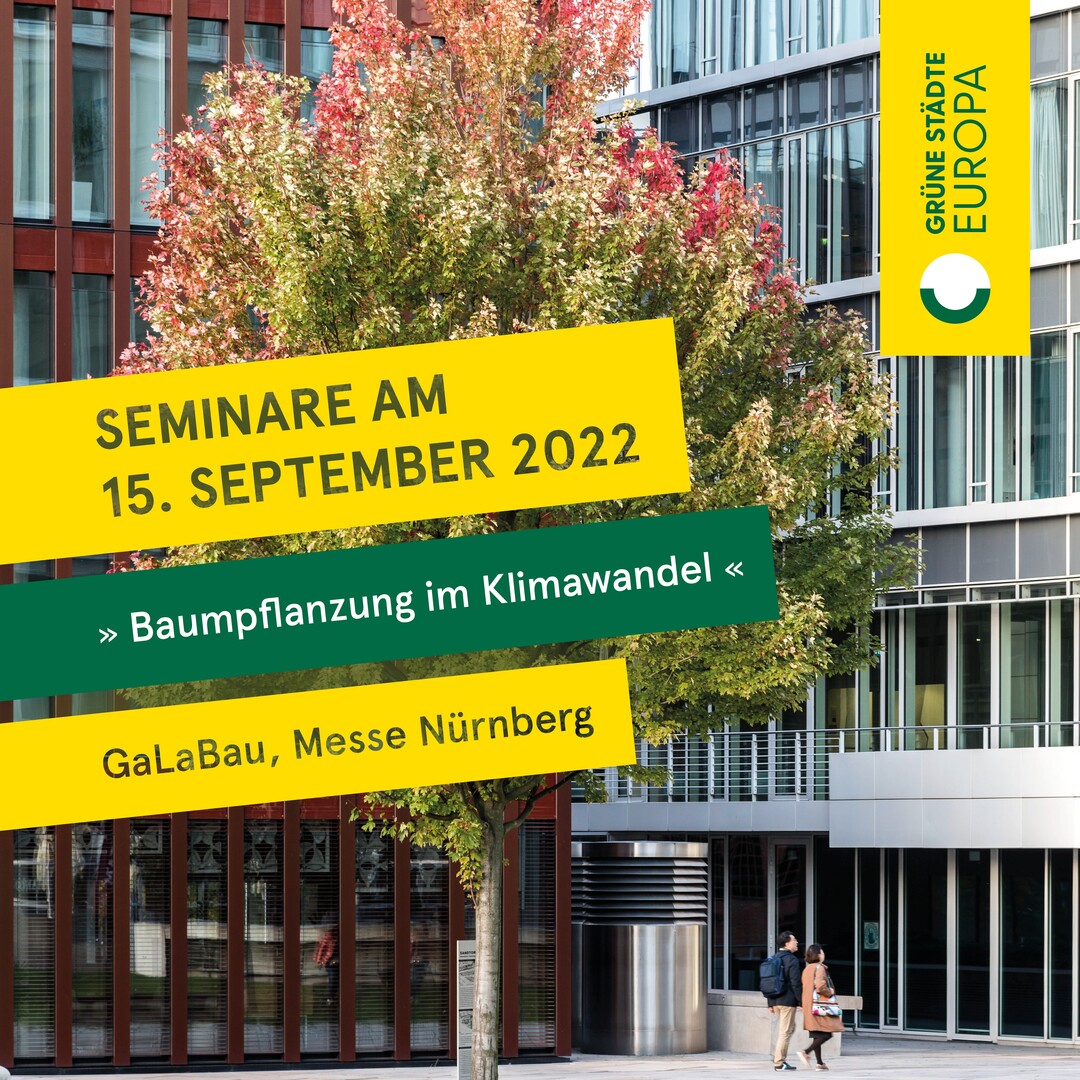 Der Bund deutscher Baumschulen (BdB) lädt interessierte Besucher von 9:30 bis 10:45 zum kostenfreien Seminar „Baumpflanzung im Klimawandel“ ein. Den Raum Helsinki finden Sie im NCC Ost auf der 2. Ebene.