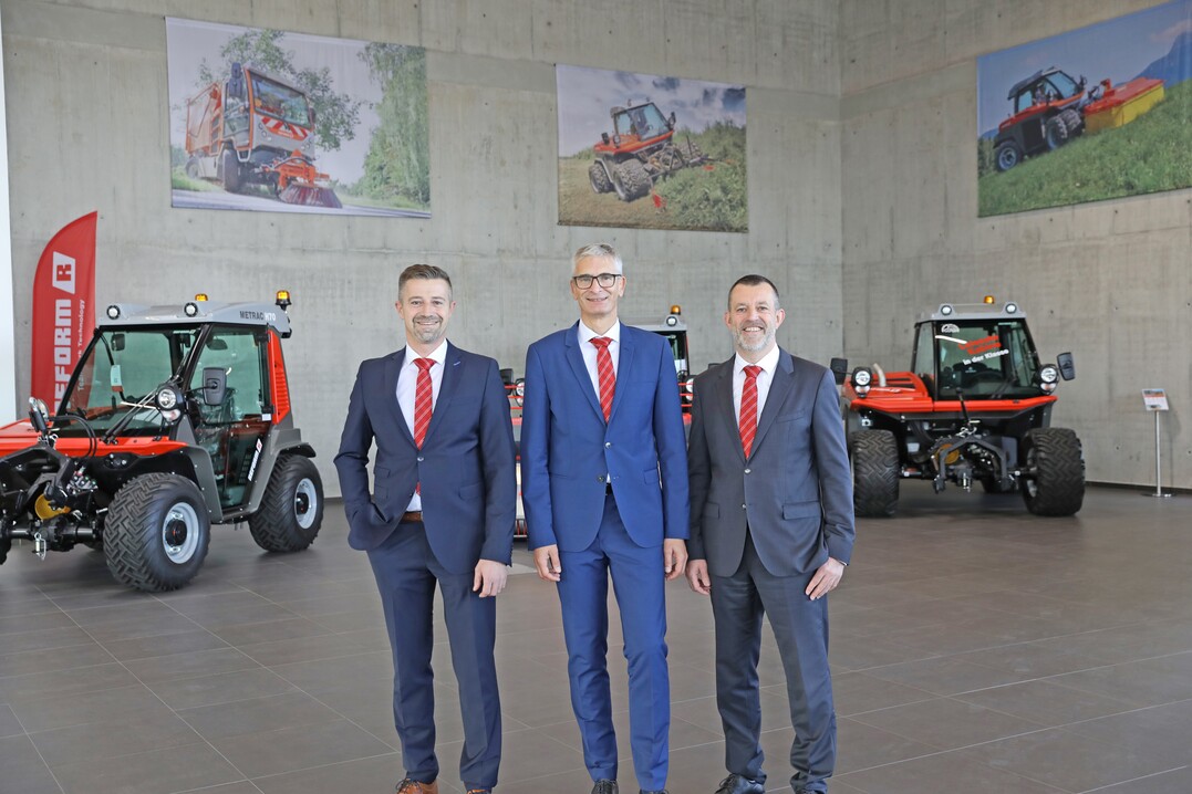 Reform Geschäftsführung vlnr:
COO Wolfgang Zauner, MSc
CEO Mag. Reinhard Riepl und CSO Markus Wieshofer