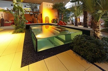 Beim "Garten aus dem Morgenland" ist der Name Programm. Die Roland Strk GmbH gewann mit dieser Prsentation Gold (bester Showgarten)
