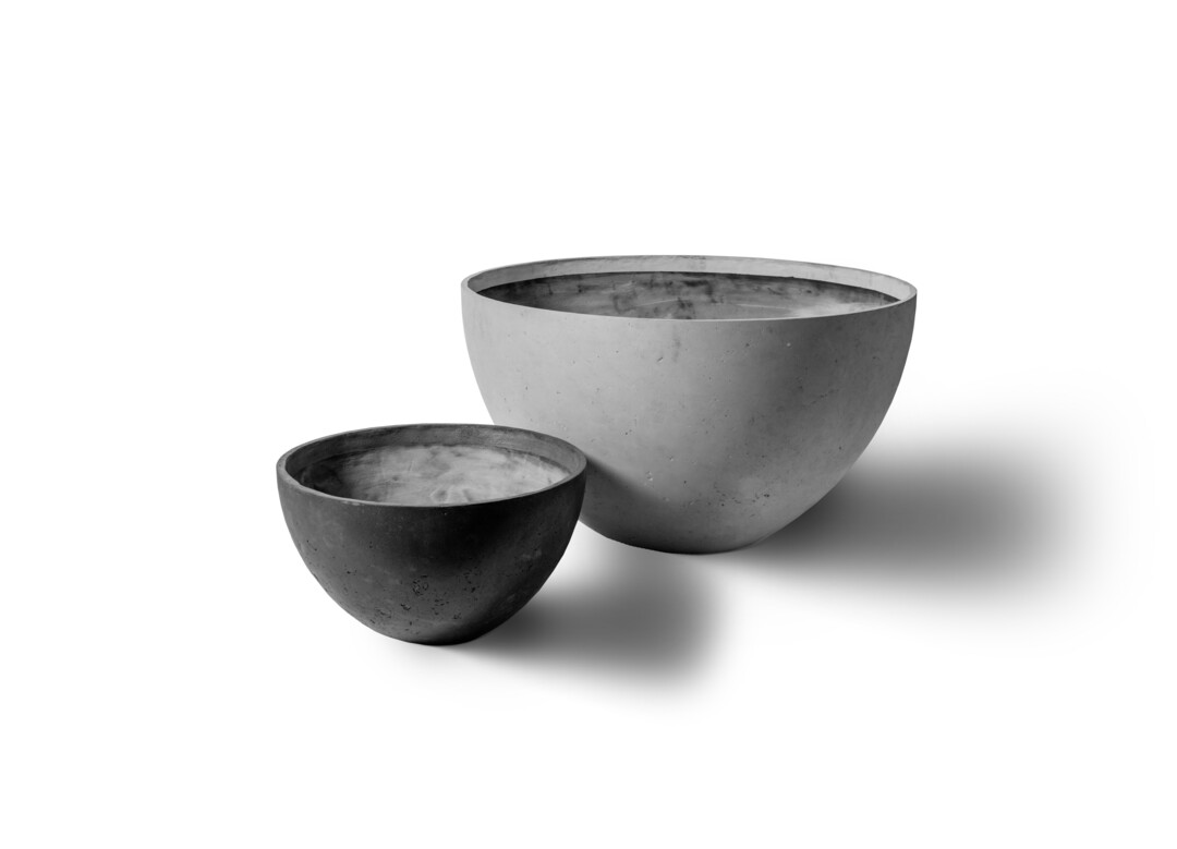 Mit ihrer filigranen Formsprache bildet die bauchige, schalenfrmige GDM Arbo Planter-Reihe einen Gegensatz
zu den massiven Entwrfen des Produktportfolios.