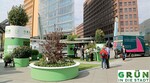 1 Kurz vor der Eröffnung auf dem Potsdamer Platz fotografierte DEGA-Autor Jonas Reif den „Pop-up-Park“.