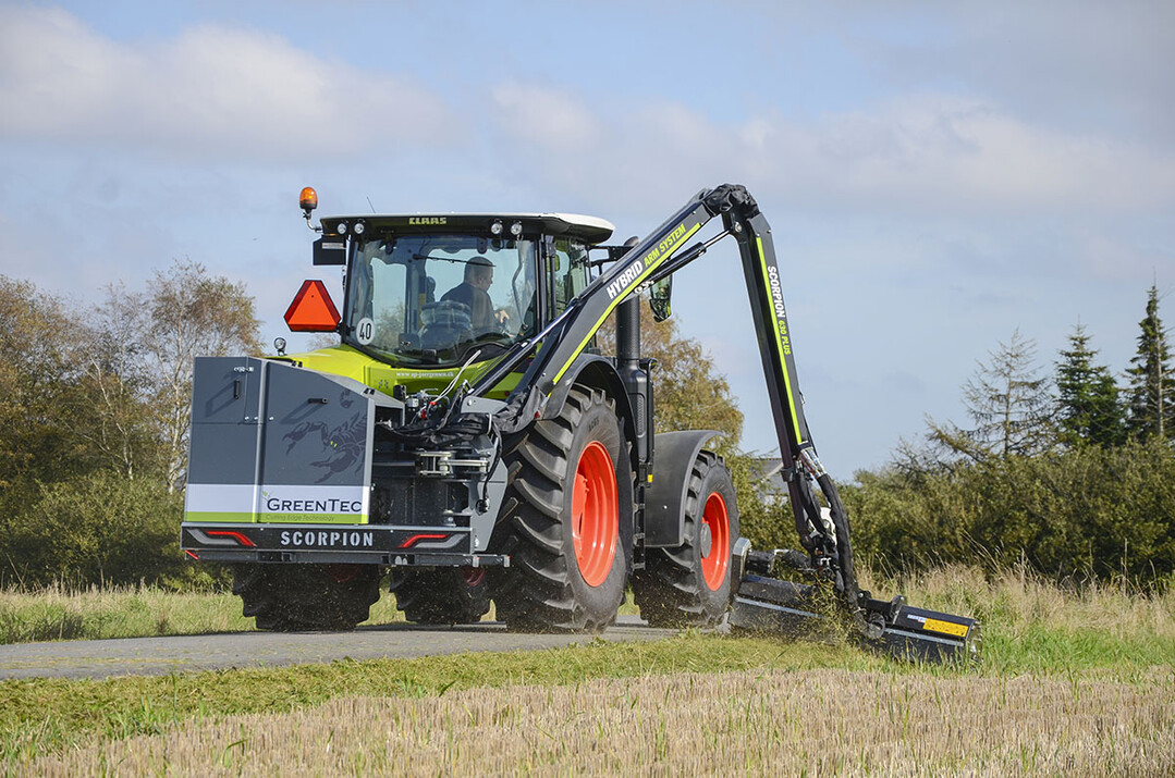 GREENTEC SCORPION Auslegemulcher