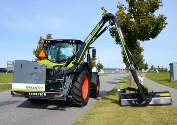 Die internationale Neuheiten-Kommission des AGRITECHNICA AWARD zeichnet die neue GreenTec Auslegemher-Baureihe Scorpion mit der Silbermedaille aus.