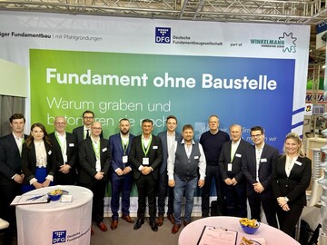 Die DeutscheFundamentbaugesellschaft auf der BAU in Mnchen