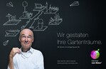 Soll Männer zur Verwirklichung ihrer Gartenträume anregen: Neues Motiv der Imagekampagne der Gärtner von Eden.