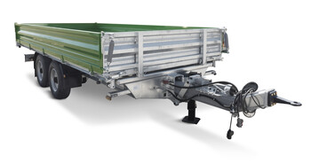 Mit einem zulssigen Gesamtgewicht von 10,5 t und einer Nutzlast von ca. 7250 kg nimmt dieser Profianhnger HTK 105024 alles huckepack. 