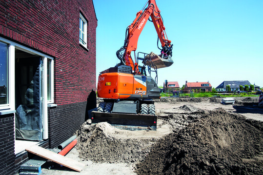 Mobilbagger Hitachi ZX135