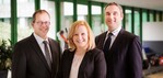 v.l.n.r.: Harry Heffels (Sales Manager Commercial Lawn & Garden), Carmen Zöttl (PR & Social Media) und Michael Himler (Manager After Sales Business Development)