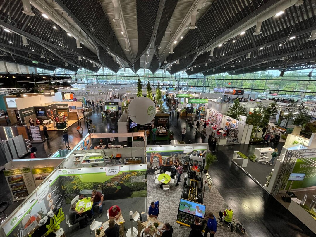 Blick von oben in Halle 3C<br>