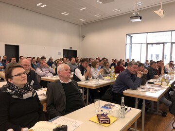 Ein voller Raum - hier 2018 - das erscheint angesichts der Omikron-Variante gerade undenkbar. Die Hochschule hat die Veranstaltung 2022 deshalb erneut abgesagt. Nchster Termin ist der 24./25. Februar 2023.