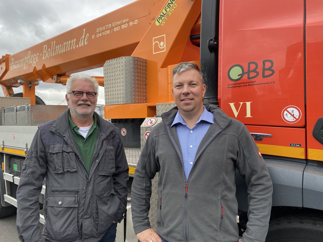 Hans Rhiem und Simon Klapper sind zwei der vier zentralen Köpfe der Bollmann-Gruppe. Rhiem als Geschäftsführender Ko-Gesellschafter der Holding, Klapper als Geschäftsführer der Erftstädter Tochterfirma.