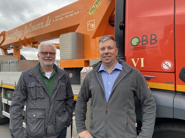 Hans Rhiem und Simon Klapper sind zwei der vier zentralen Kpfe der Bollmann-Gruppe. Rhiem als Geschftsfhrender Ko-Gesellschafter der Holding, Klapper als Geschftsfhrer der Erftstdter Tochterfirma.