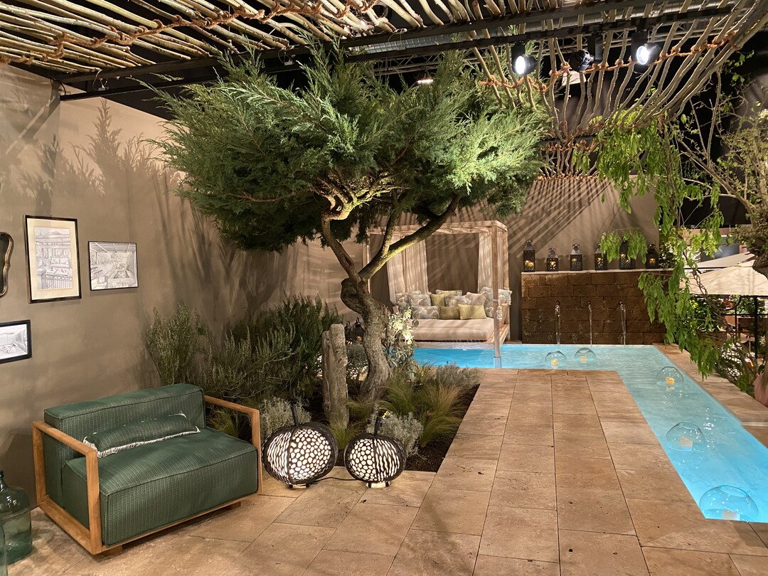 Die Berger Gartenbau AG aus Kirchberg orientierte sich mit "Mallorca Dreams" am Projektpartner Livingdreams, der ja in Santa Maria del Cam auf Mallorca ein Geschft mit Restaurant betreibt.