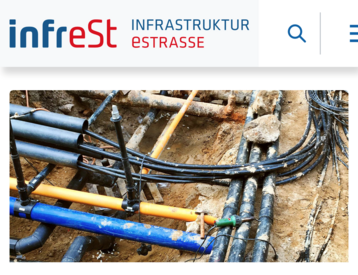  ber das Leitungsauskunftsportal der infreST knnen Verbandsmitglieder kostengnstiger an Ausknfte zu Leitungsverlufen kommen. 