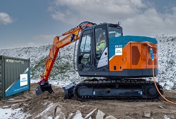 Der KTEG ZE85 im Einsatz  dank der Premium Batterietechnik stellt auch der Einsatz bei extremen Temperaturen kein Problem dar. 