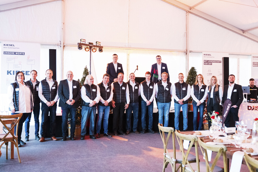 Das Team der Kiesel-Niederlassung Homberg/Efze
