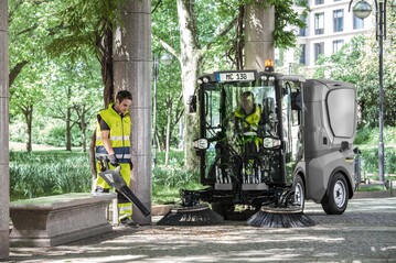 Von akkubetriebenen Arbeitsgerten bis zur Kommunalmaschine  das Portfolio von Krcher umfasst alle Kategorien fr Anwender in Kommunen.