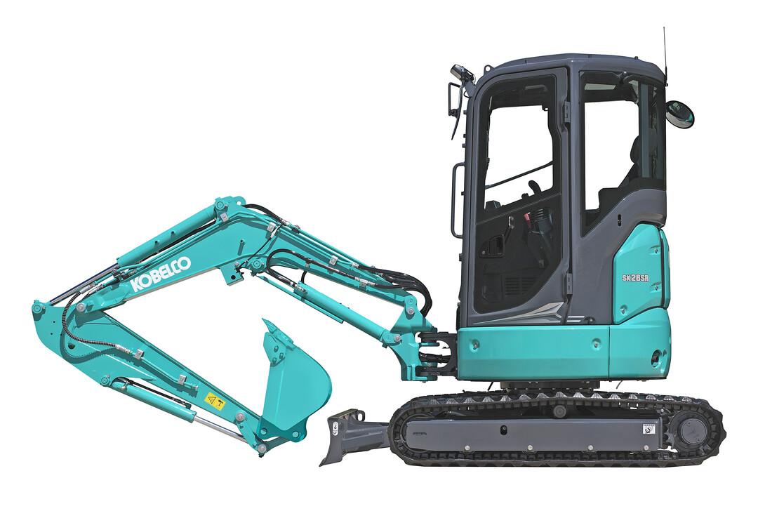 Je nach Arbeitsausrstung bieten die neuen Kobelco-Minbagger Reichweiten bis knapp ber 5 m.
