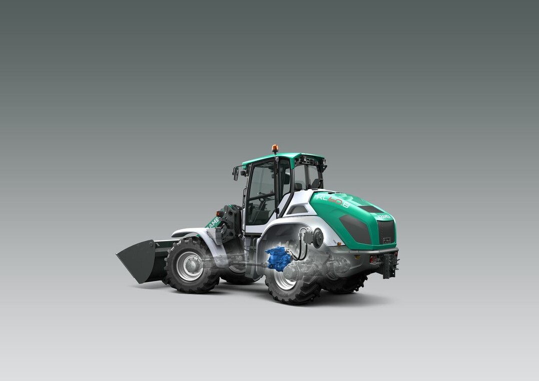 Der Radlader KL60.8 war das besondere Highlight auf der Agritechnica 2017.