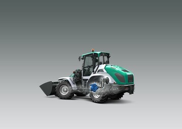 Der Radlader KL60.8 war das besondere Highlight auf der Agritechnica 2017.
