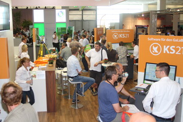 Den ganzen Messezeitraum ber war der Stand von KS21 in Nrnberg gut besucht