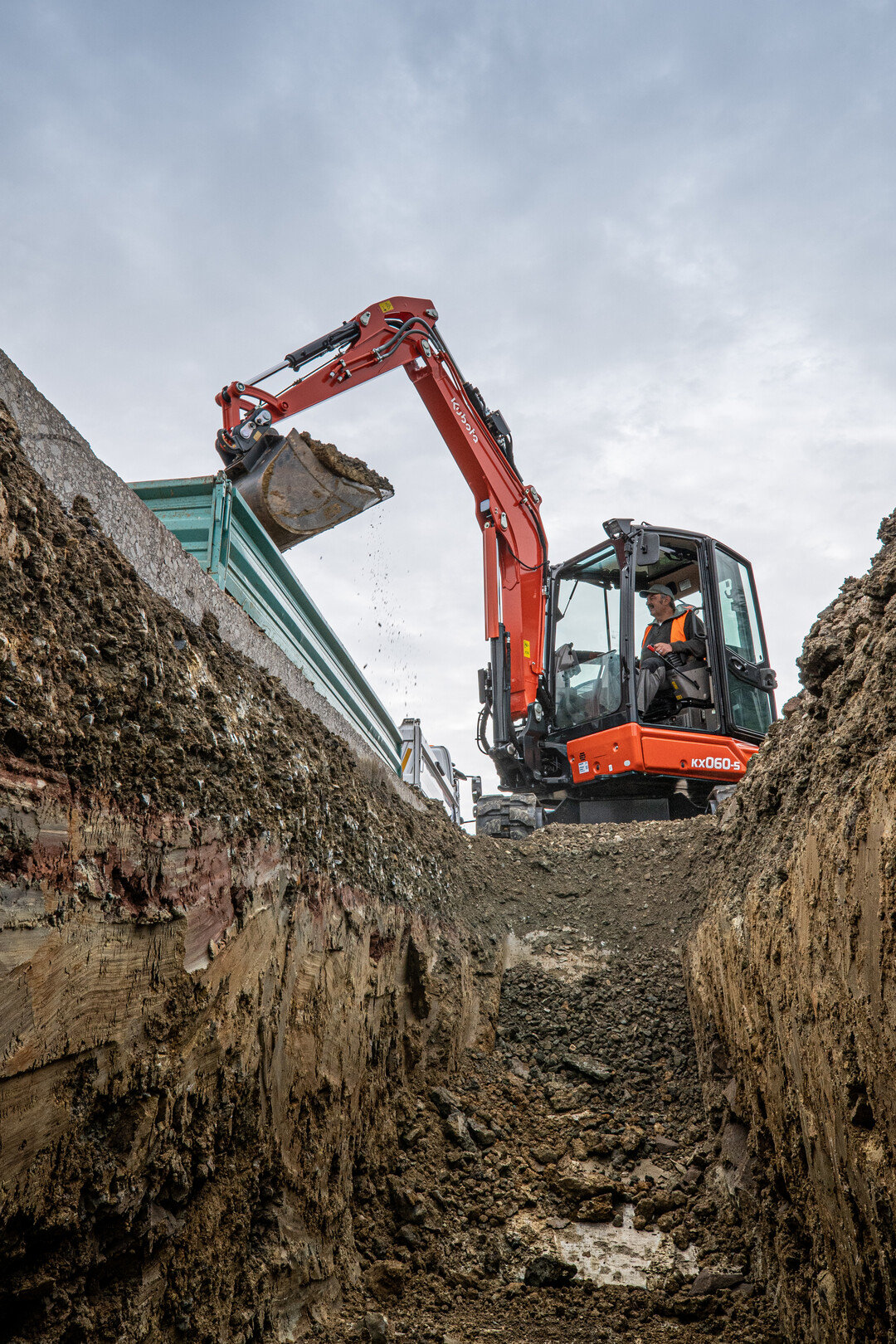 Kompaktbagger Kubota KX060-5