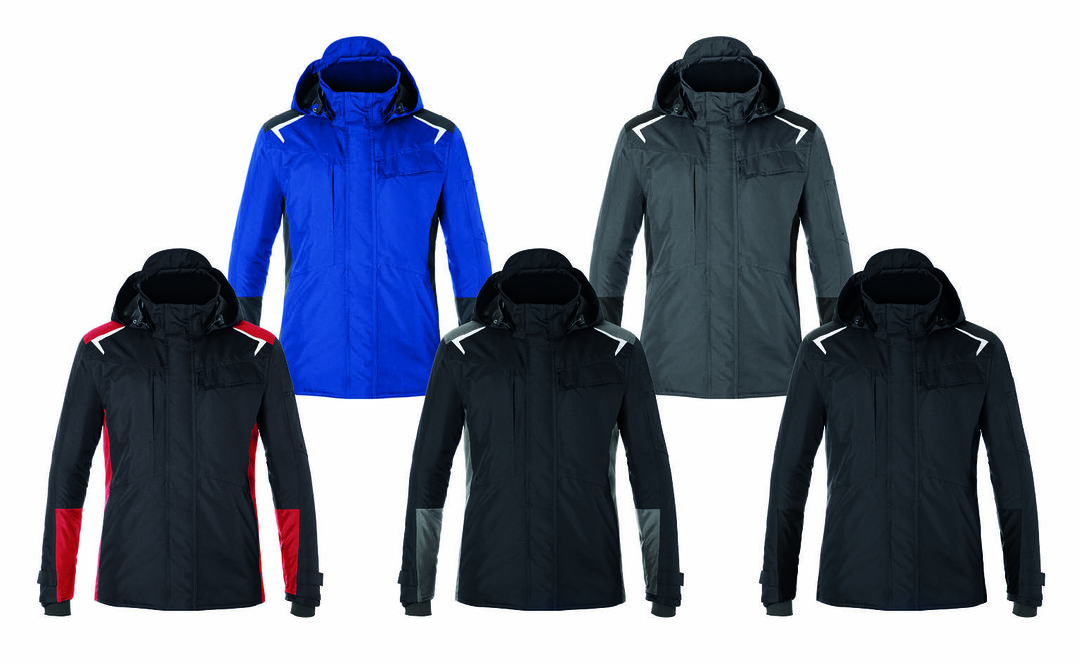 Die Hardshelljacke aus der Workwear-Kollektion Kübler Bodyguard ist der ideale Begleiter für die nasse und kalte Jahreszeit.