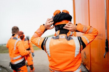 Einsatz der Warnschutzkollektion Kbler Reflectiq beim Straenbauamt Rems-Murr-Kreis.