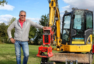 Mit Lehnhoffs vollhydraulischem Variolock-Schnellwechsler VL 30 arbeitet Markus Kocheise sicherer und produktiver. Seine Umstze haben sich um 30 Prozent im Jahr erhht.