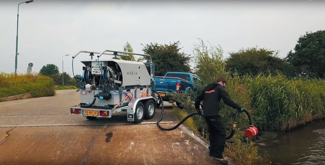 Das MCB-Twin Heiwassergert von Empas verbraucht 25% weniger Kraftstoff als vergleichbare Maschinen.