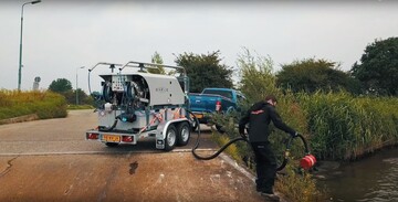 Das MCB-Twin Heiwassergert von Empas verbraucht 25% weniger Kraftstoff als vergleichbare Maschinen.