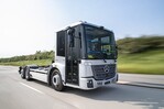Mercedes-Benz Trucks treibt mit intensiven Versuchsreihen die Entwicklung des batterie-elektrischen eEconic für den Kommunaleinsatz konsequent voran.