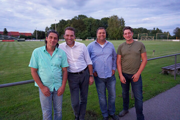 Der neue Regionalvorstand Mittlerer Oberrhein (v.l.n.r.): Markus Mohr, Achim Jansen, Klaus Ring und Christian Ruf 