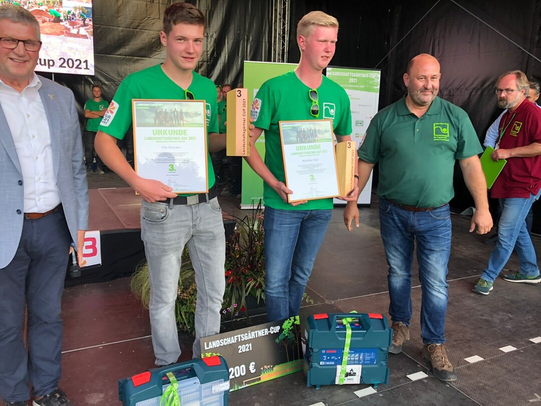   Tim Deitmer und Matthias Bals nahmen bereits zum zweiten Mal am Bundeswettbewerb teil und holten fr NRW Platz 3.