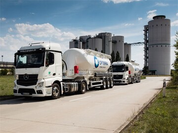 Umfirmiert, umlackiert: Aus Lafarge ist Opterra geworden.