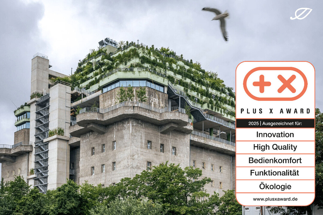 Optigrün gewinnt den PLUS X AWARD. Retentionsdächer überzeugen in mehreren Kategorien - von Innovation