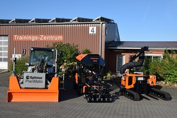 Der Optimas Mietpark bietet eine breite Palette von Maschinen. 