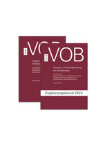 FGSV 024/2
Paket VOB Gesamtausgabe 2019 + VOB Ergänzungsband 2023