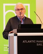 Prof. Dr. Peter Lemke mit seinem Fachvortrag „Der Klimawandel – Unsere größte Herausforderung.“