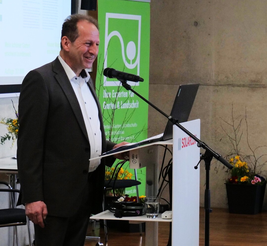 BGL-Prsident Thomas Banzhaf berichtete ber den Bundesverband und dessen aktuelle Arbeit.