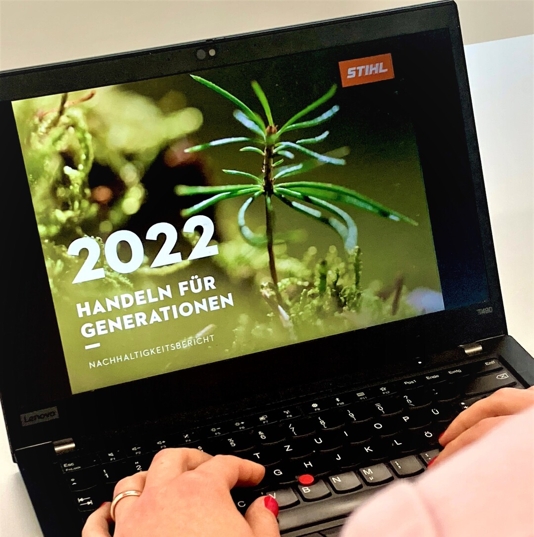 Der Stihl Nachhaltigkeitsbericht 2022 wurde in bereinstimmung mit den Sustainability Reporting Standards der Global Reporting Initiative (GRI) erstellt und ist online verfgbar.