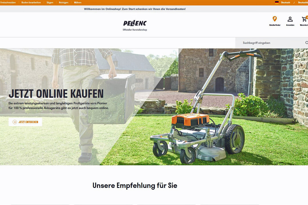 Pellenc launcht kooperatives E-Commerce-System