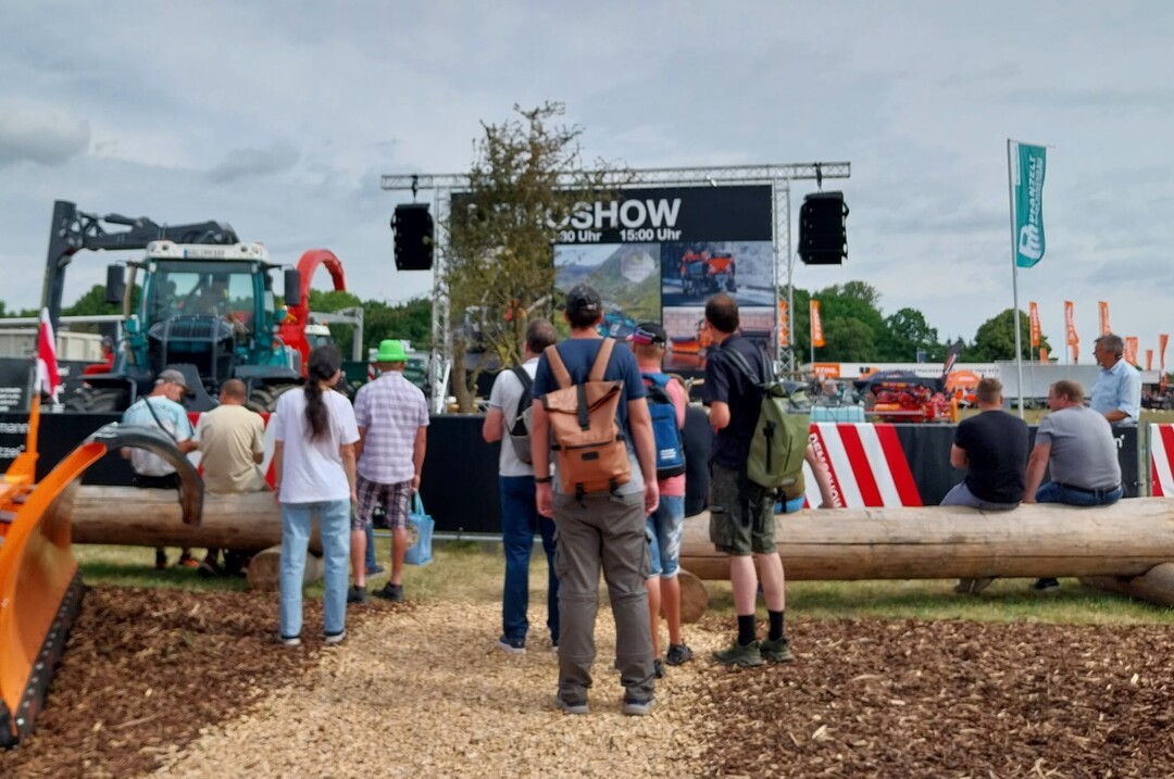 Das ist typisch demopark: Demos mit Showcharakter, hier bei Medaillengewinner PM Pfanzelt.