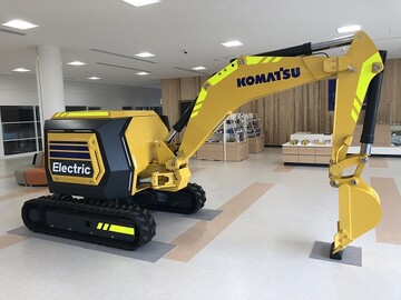 Vollelektrischer Minibagger als Konzeptmaschine fr die nchste Generation von 
Baumaschinen. 