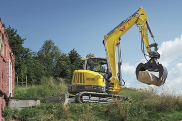 Wacker Neuson prsentiert auf der TiefbauLive & recycling aktiv u.a. einen Kettenbagger aus der zero emission-Serie.