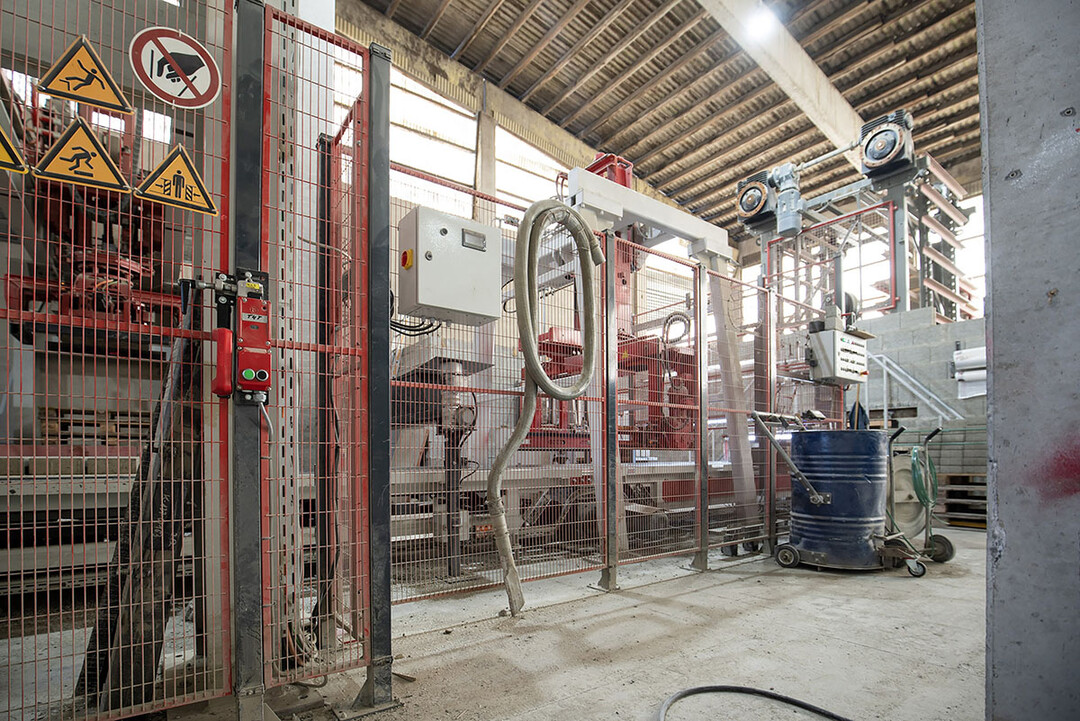 Blick in die Produktionshalle des neuen GODELMANN-Standorts in Berg