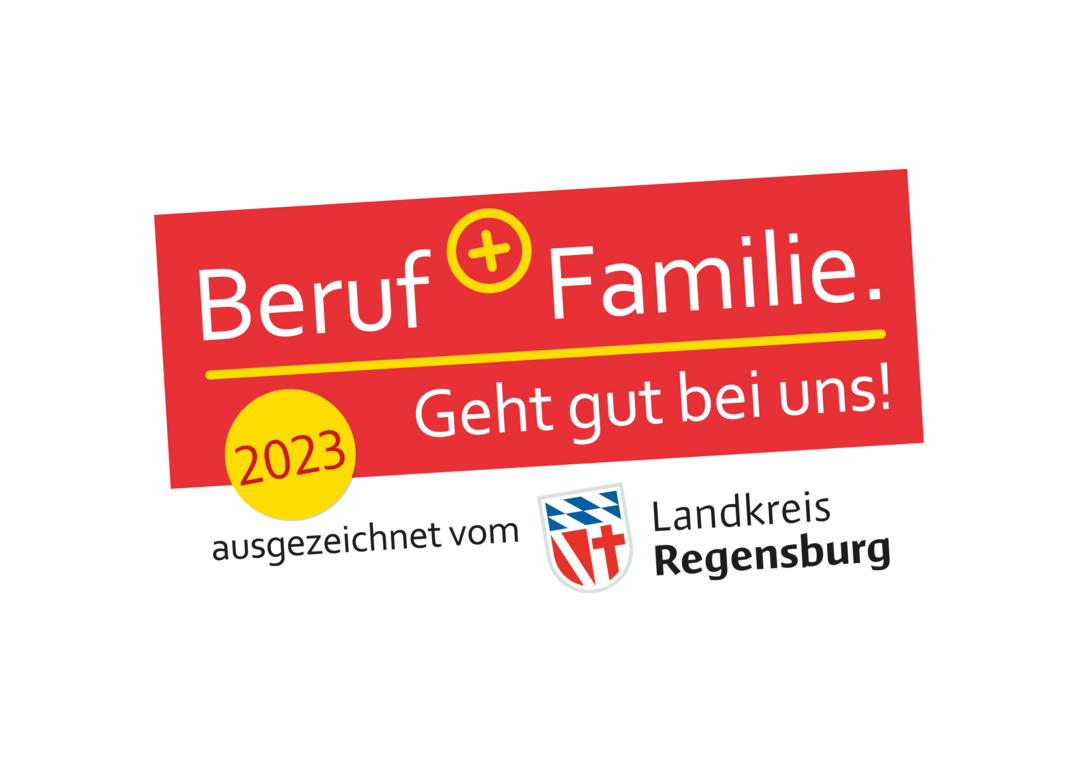 Das Qualittssiegel Beruf und Familie. Geht gut bei uns! kennzeichnet familienfreundliche Unternehmen.