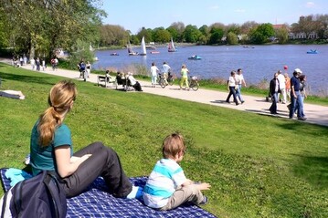 Der Aaseepark ist nicht nur eine wichtige Erholungsflche fr die Mnsteraner  er hat auch eine besondere Funktion fr das Stadtklima