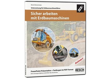 Jhrliche Unterweisung: 
Sicher arbeiten mit Erdbaumaschinen 